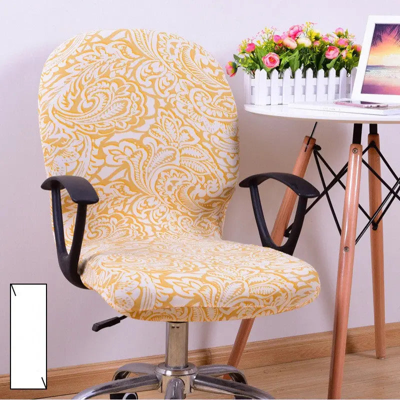 Ergonomic Chair Covers Stretchable Luvienne Golden Jade Mantang-Default