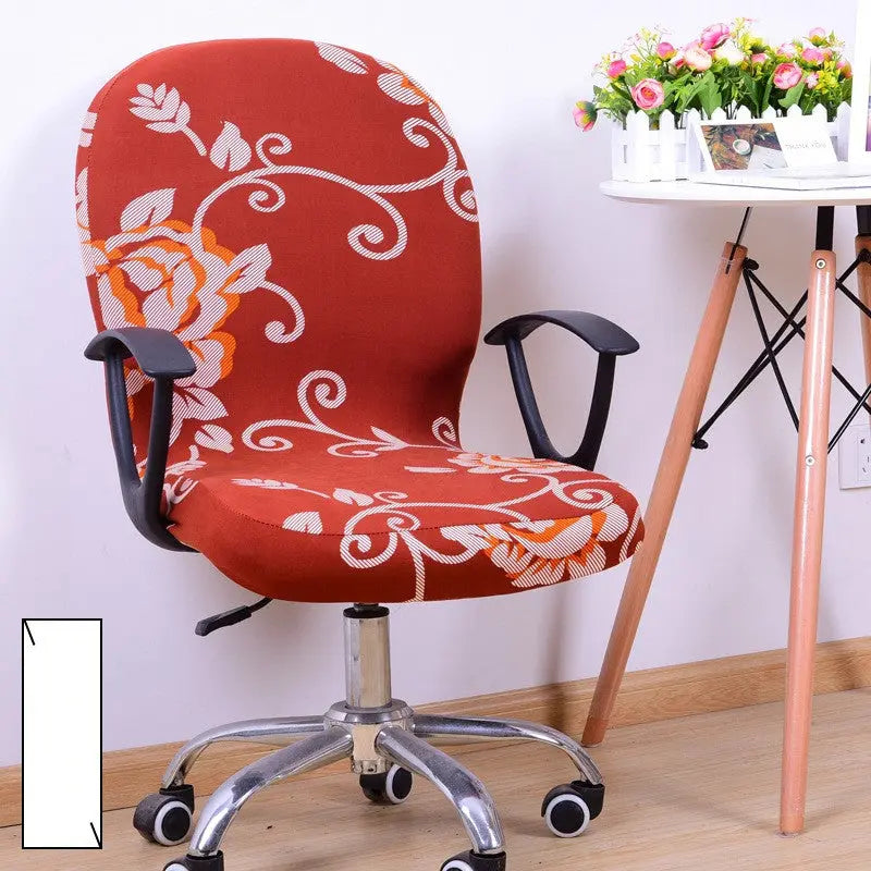 Ergonomic Chair Covers Stretchable Luvienne Rose-Default