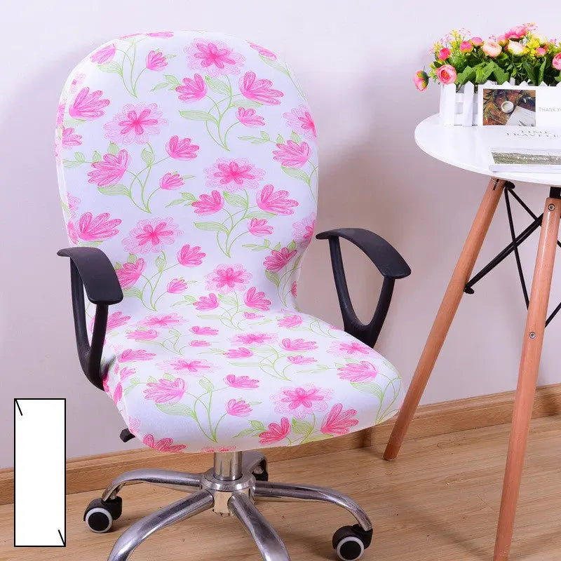 Ergonomic Chair Covers Stretchable Luvienne Summer Lotus-Default