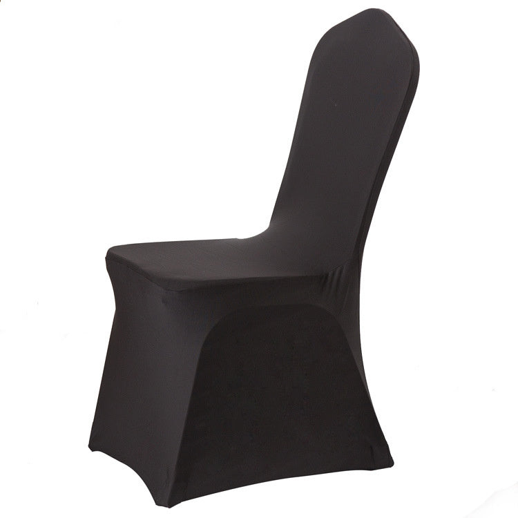 Event Chair Cover Stretchable Jacquard ELOIRE Black