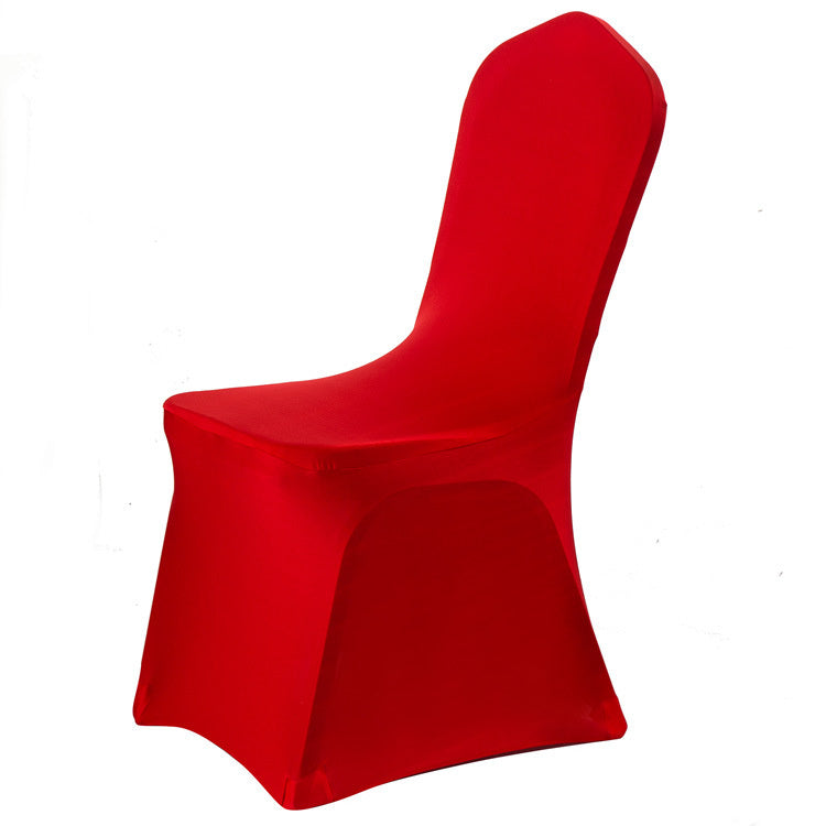 Event Chair Cover Stretchable Jacquard ELOIRE Red