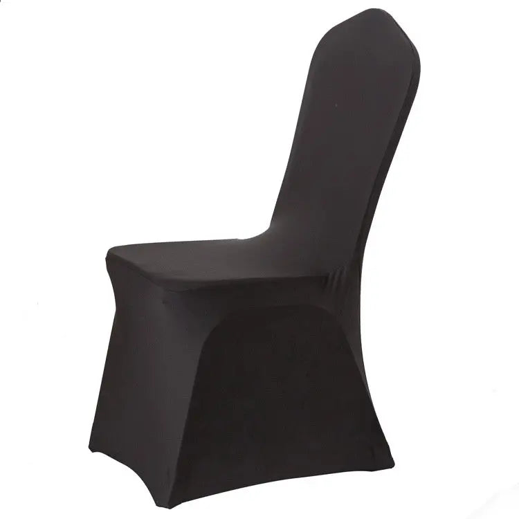 Event & Wedding Chair Covers Stretchable Chic ELONIA Black
