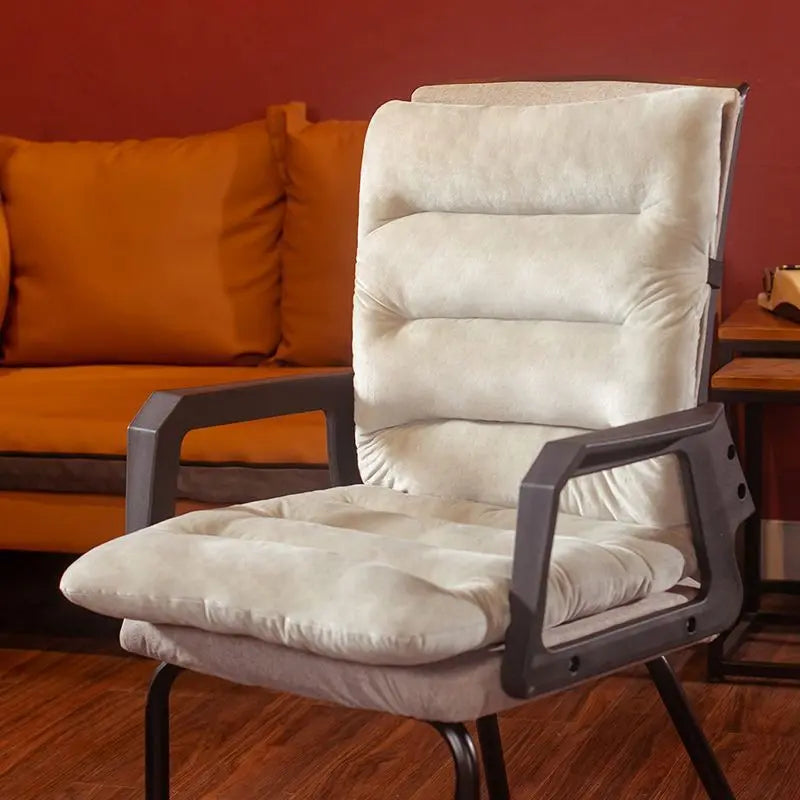 Executive Office Chair Covers Plush Cozy LUMIERA Light Gray-Siamese 45x90cm