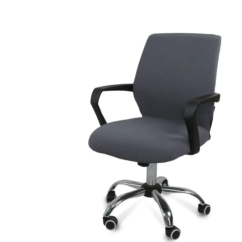 Executive Office Chair Covers Stretchable Embossed LUMIERA Grey-M