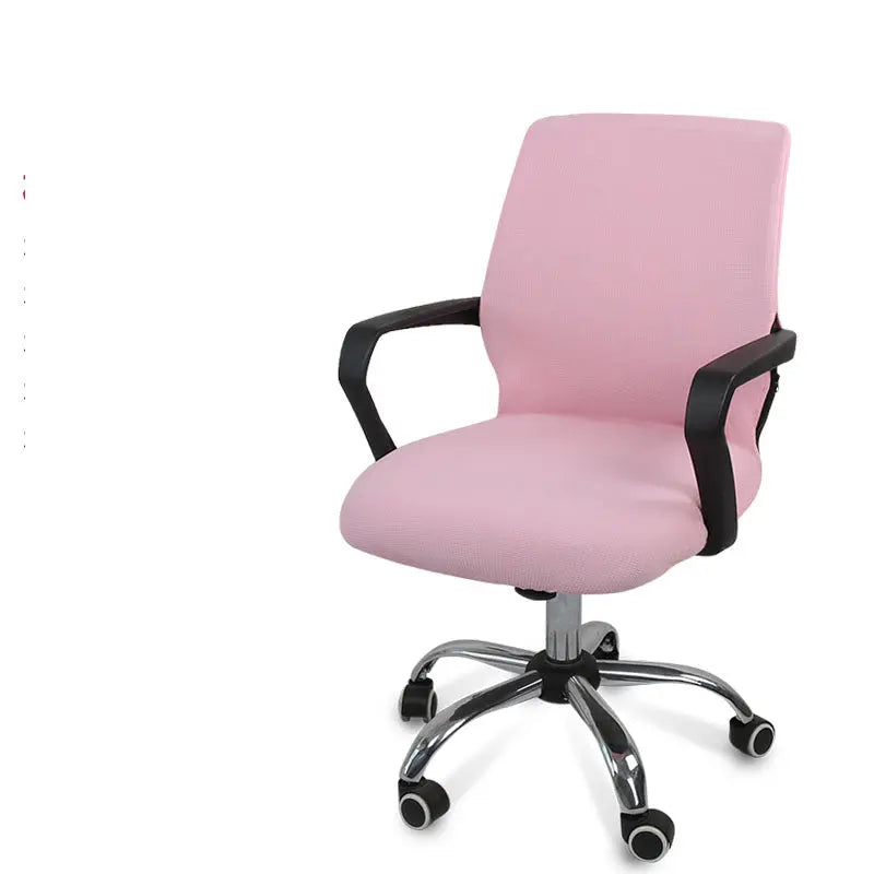 Executive Office Chair Covers Stretchable Embossed LUMIERA Pink-S