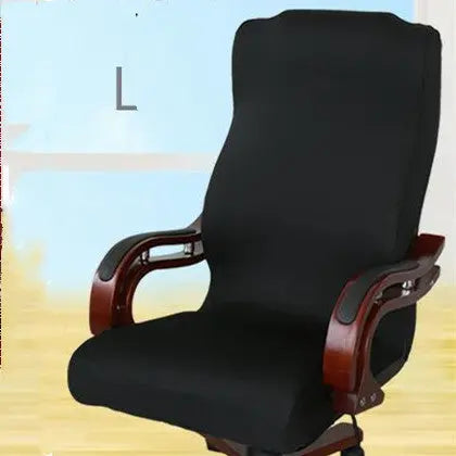 Executive Office Chair Covers Stretchable VELUNE Black-M