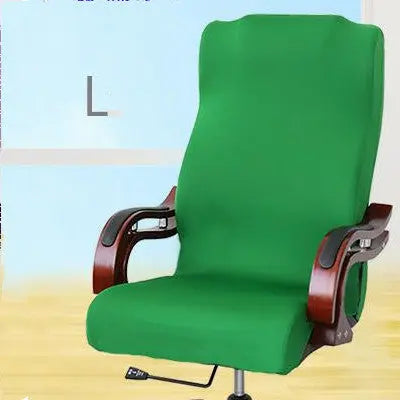 Executive Office Chair Covers Stretchable VELUNE Forest Green-M