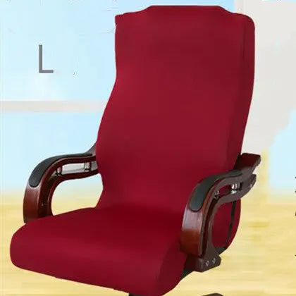 Executive Office Chair Covers Stretchable VELUNE Red wine-M
