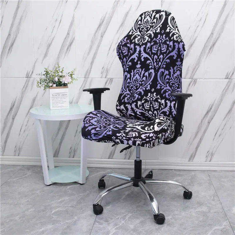 Executive Office Chair Covers Stretchable Velurea Auchan