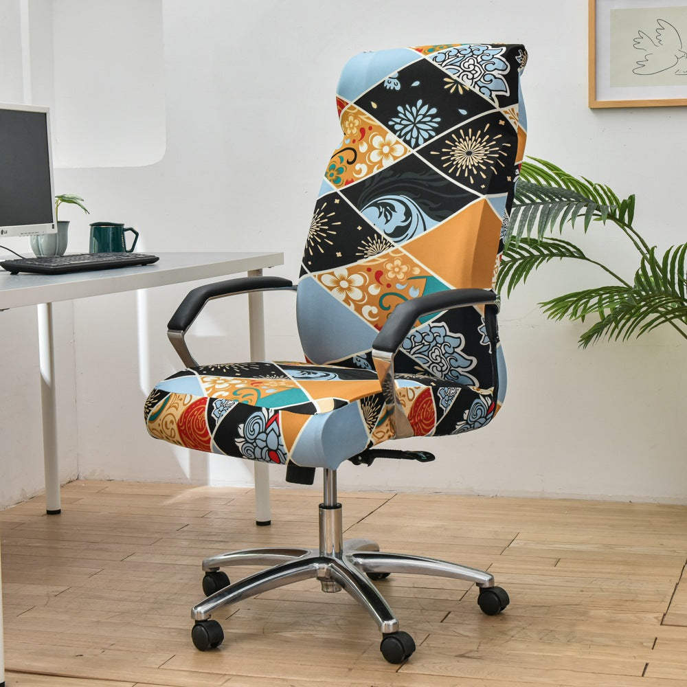 Executive Office Chair Covers Stretchable Zippéea Flower Is A Go-M