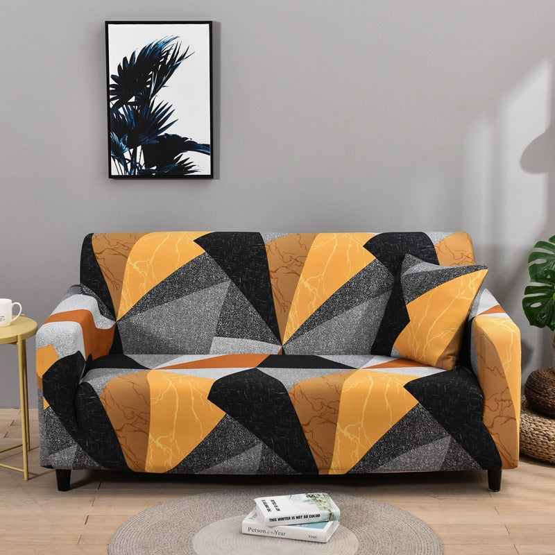 Corner Sofa Cover Stretch Pet-Friendly Liorée Triangle Block SJ-Three person Seats