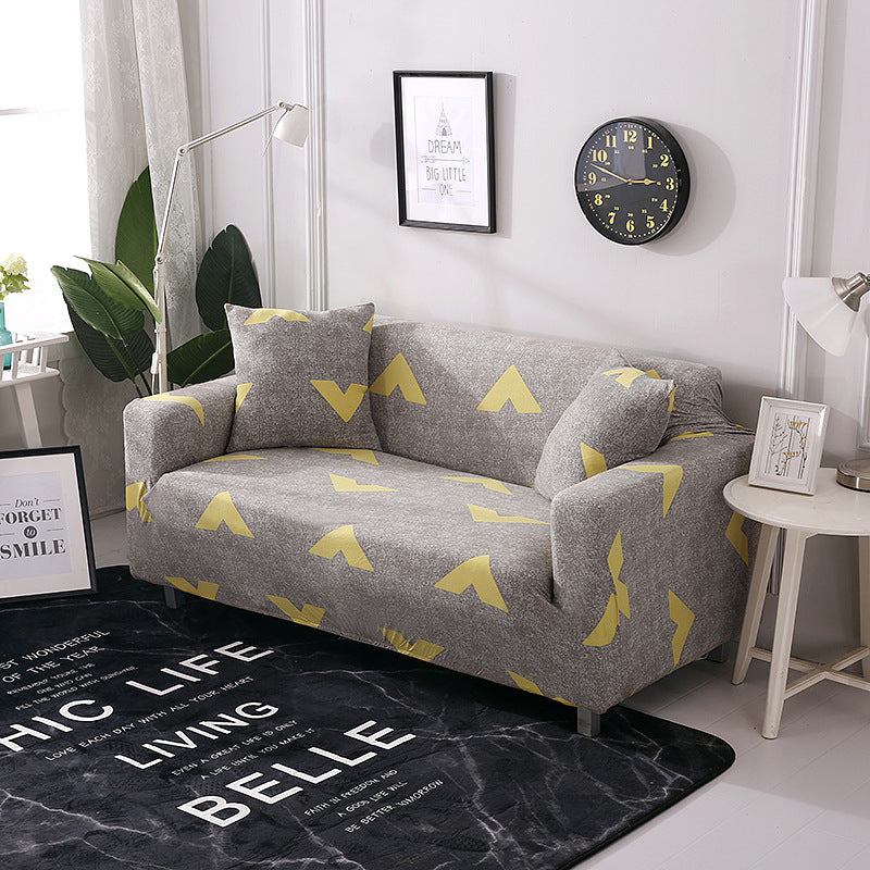 Loveseat Cover Stretch Non-Slip ELONIE Kaka-90to140 Single