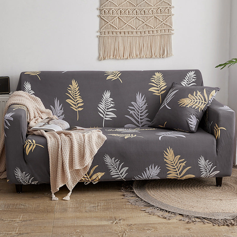 Loveseat Cover Stretch Non-Slip ELONIE Fanghua-90to140 Single