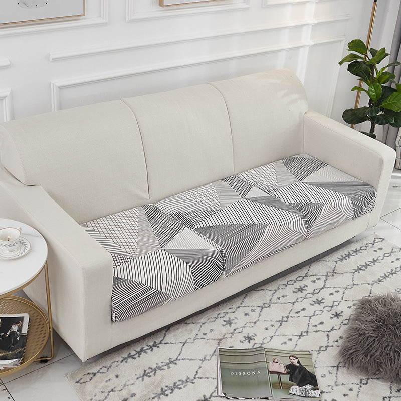 Sofa Seat Cover Stretch Fit LUCILE Mocha-Three