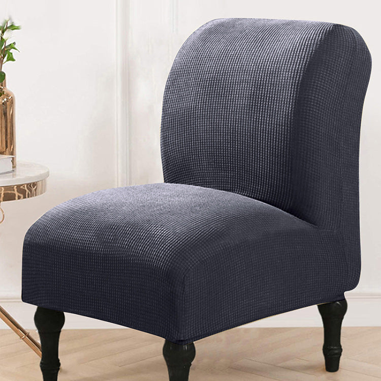 Armrest Cover Polar Fleece Cozy LUMINEA Dark Gray-Fat Stool Chair Cover XL Size