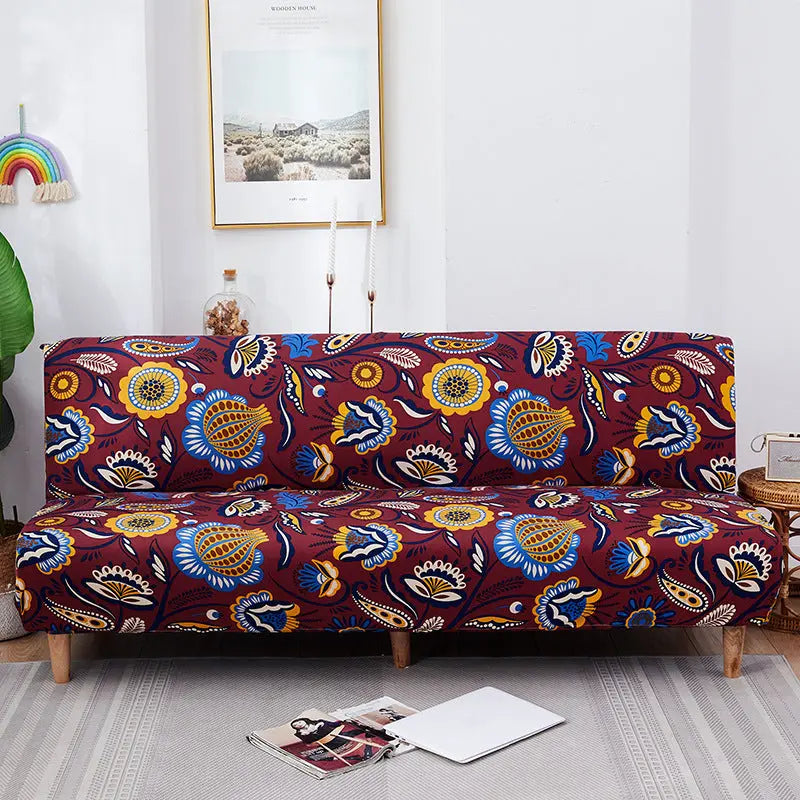 Futon Cover Printed Stretchable LUMIÈRE Dark Fragrance-Pillow Cover