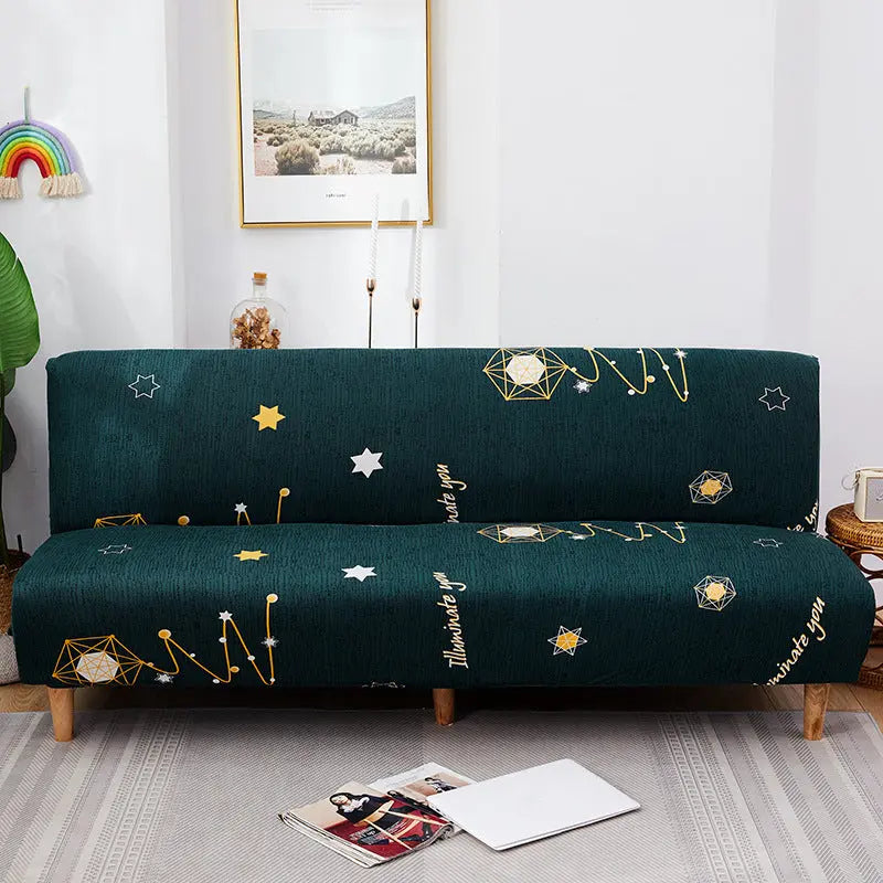Futon Cover Printed Stretchable LUMIÈRE Star Shell-Sofa Cover
