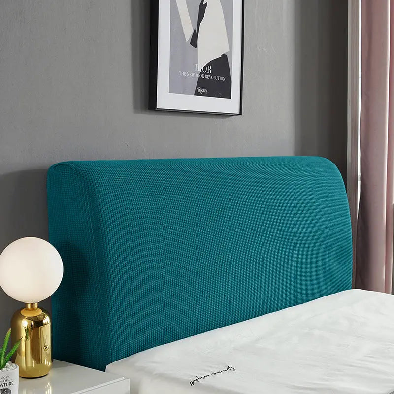 Headboard Covers Cotton Washable ELOISEX Dark green-220cm