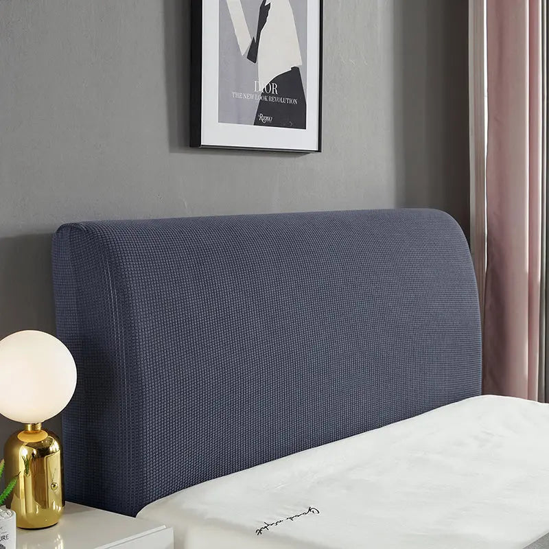 Headboard Covers Cotton Washable ELOISEX Dark Grey-150cm