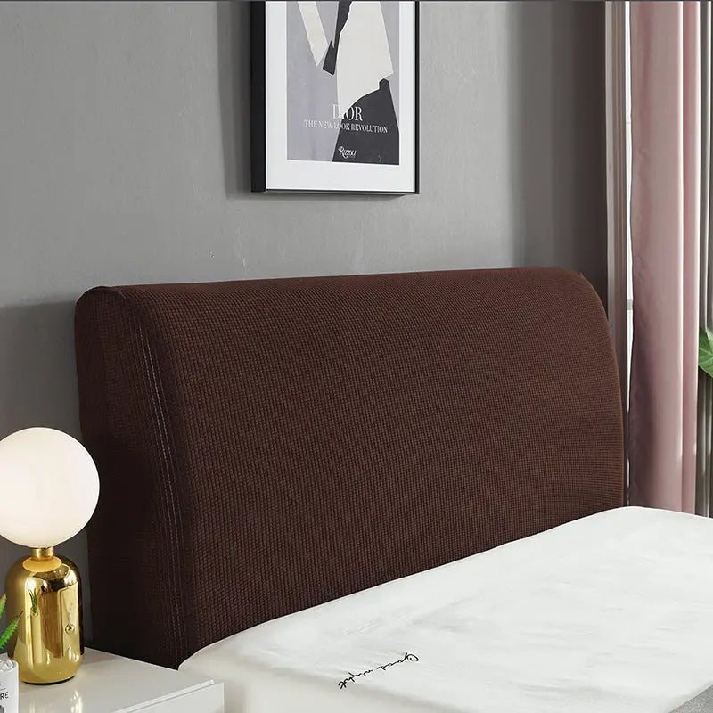 Headboard Covers Cotton Washable ELOISEX Dark offee-200cm