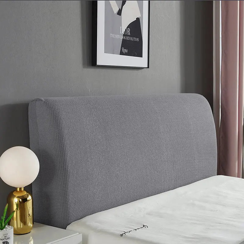 Headboard Covers Cotton Washable ELOISEX Light Grey-220cm