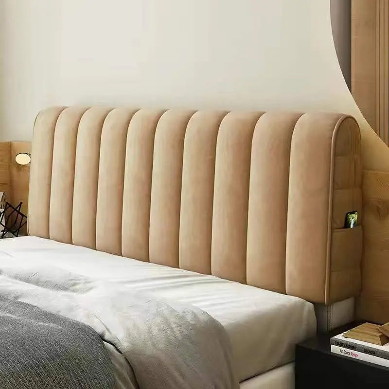 Headboard Covers Quilted Washable LUMIERA Champagne-200cm