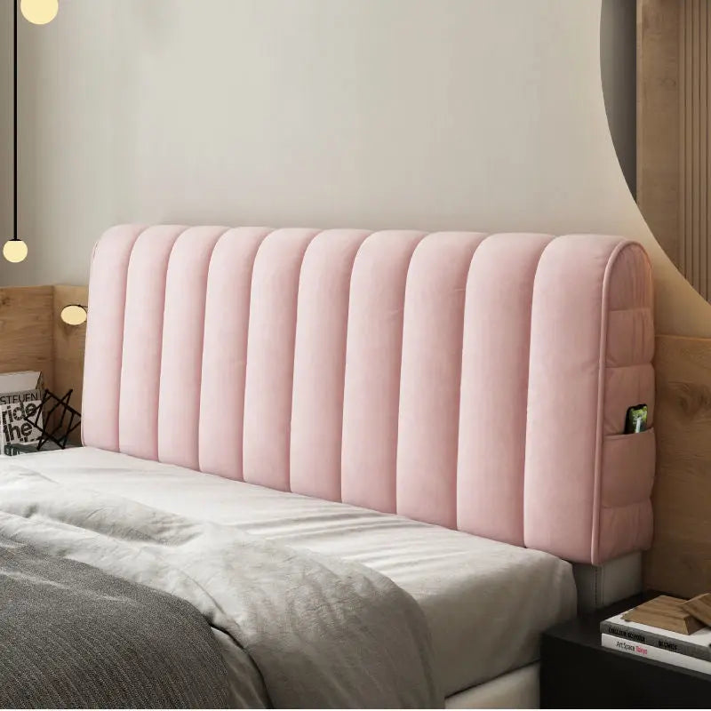 Headboard Covers Quilted Washable LUMIERA Pink-200cm