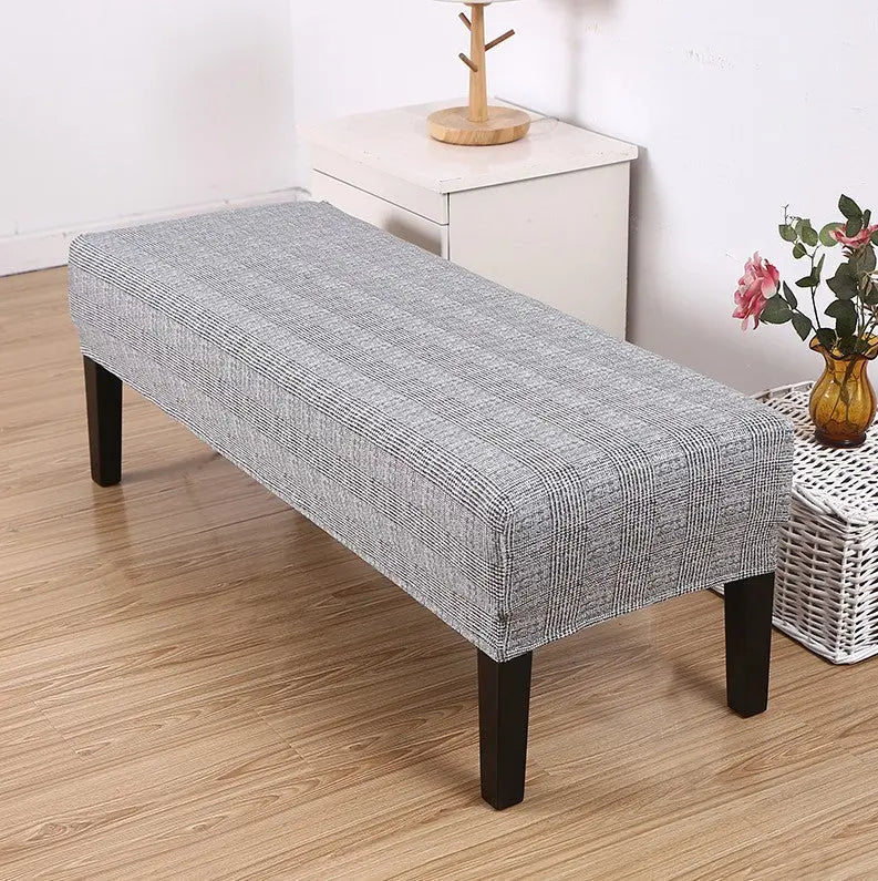 Headboard Covers Stretchable Linen VIVANE Light Gray-155 × 45 × 30cm