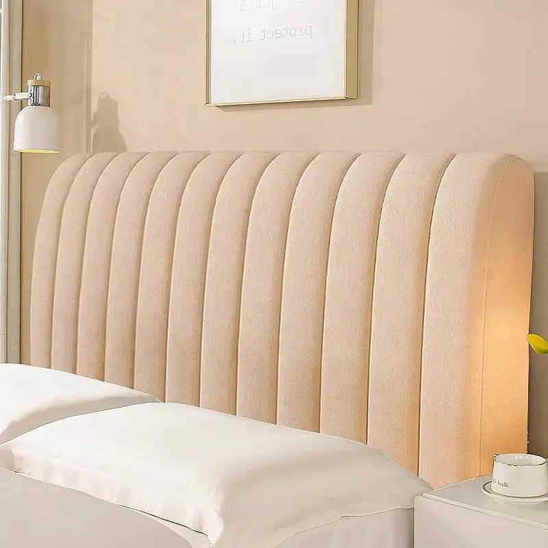 Headboard Covers Velvet Quilted CIELLE Khaki -200CM