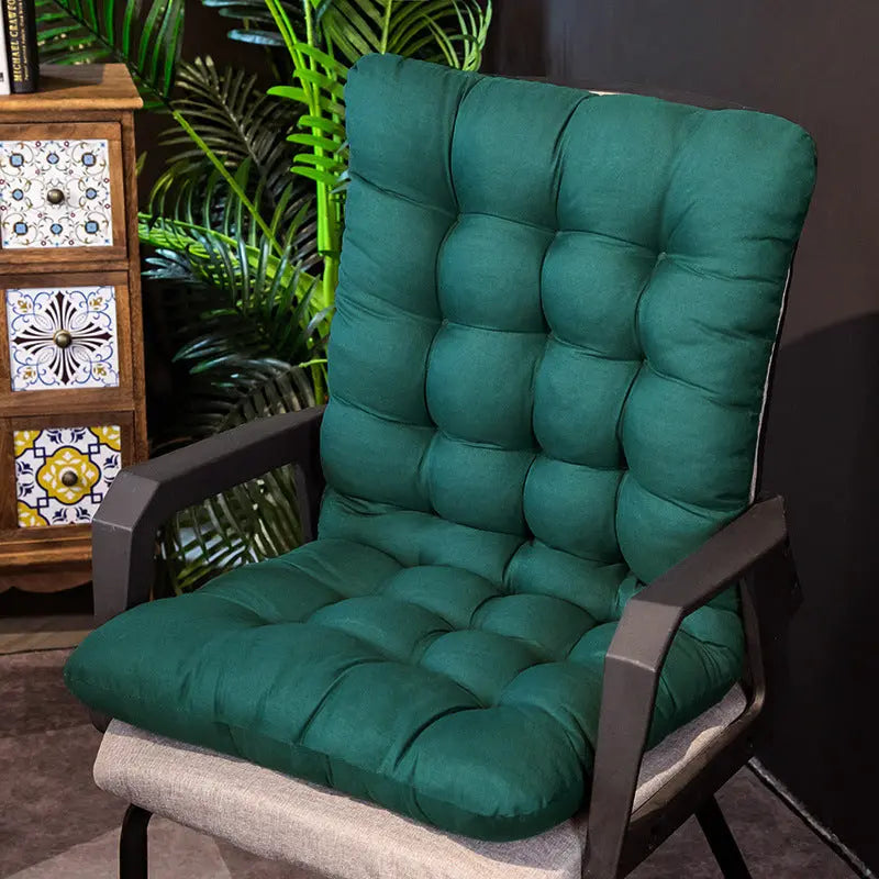 Lounge & Deck Chair Covers Cozy Cushion LUMINEA Dark green-45x85cm