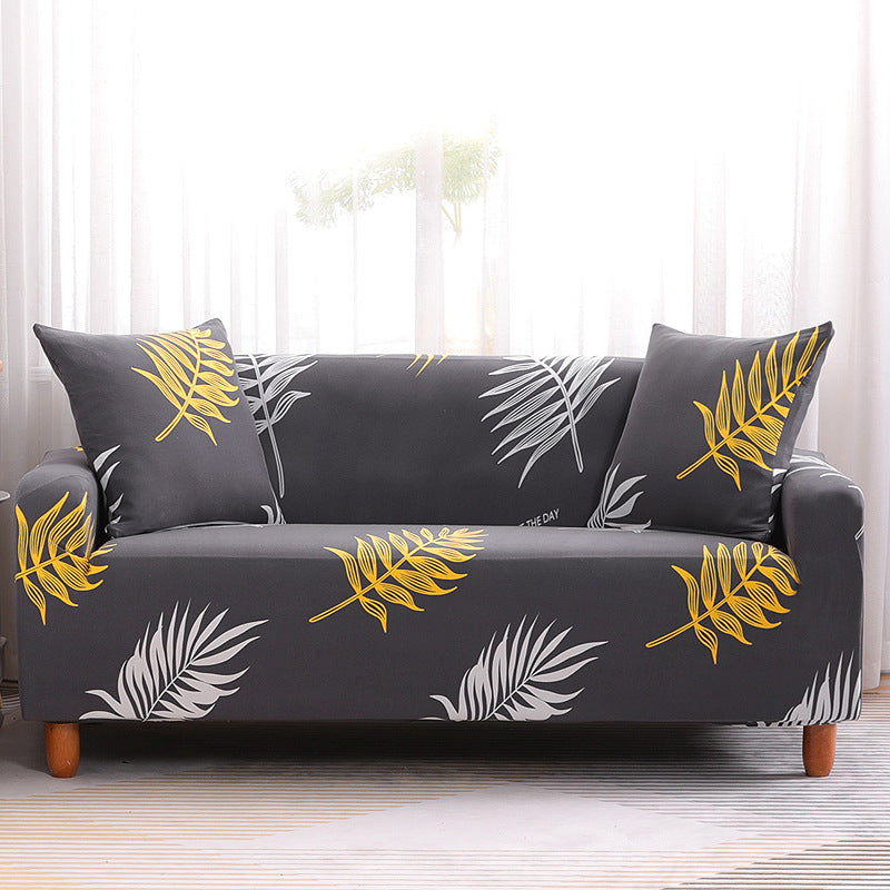 Loveseat Cover Stretch Leaf Vervaine Xinyu adds fragrance-Double 145cm to 185cm