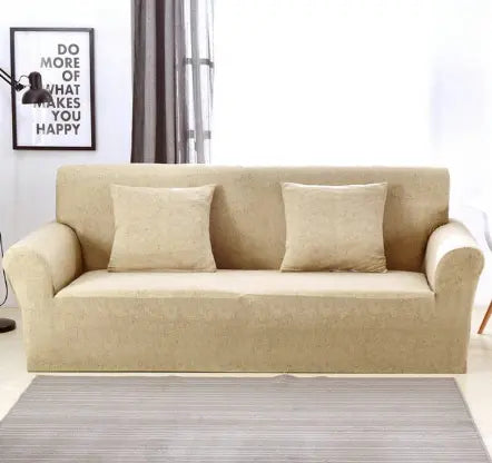 Loveseat Cover Stretchable Polyester LUMIEREA Apricot-235 300cm