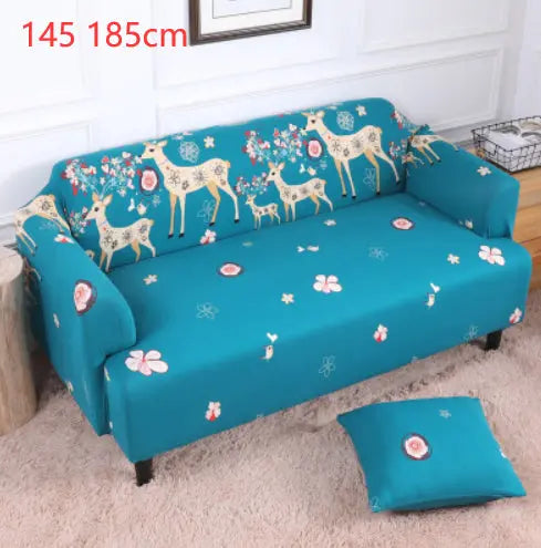 Loveseat Covers Cartoon Cloth LUMERE Blue-145 185cm