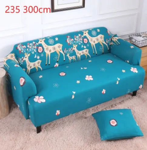 Loveseat Covers Cartoon Cloth LUMERE Blue-235 300cm