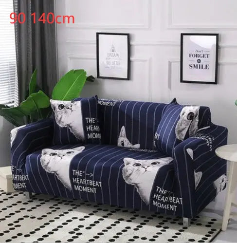 Loveseat Covers Cartoon Cloth LUMERE Cat-90 140cm