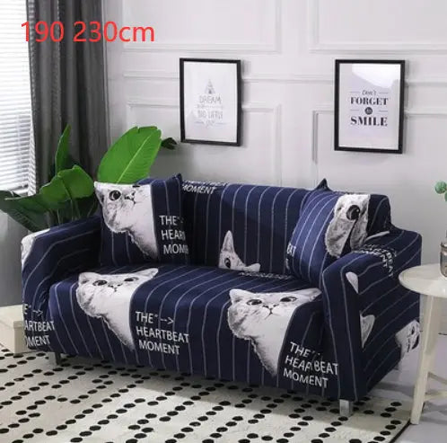 Loveseat Covers Cartoon Cloth LUMERE Cat-190 230cm