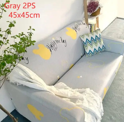 Loveseat Covers Cartoon Cloth LUMERE Gray 2PS-45x45cm