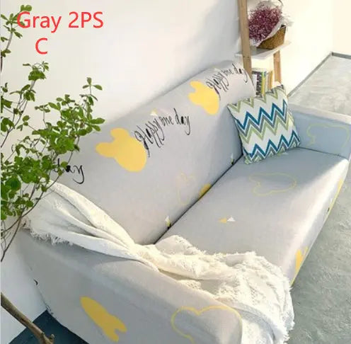Loveseat Covers Cartoon Cloth LUMERE Gray 2PS-C