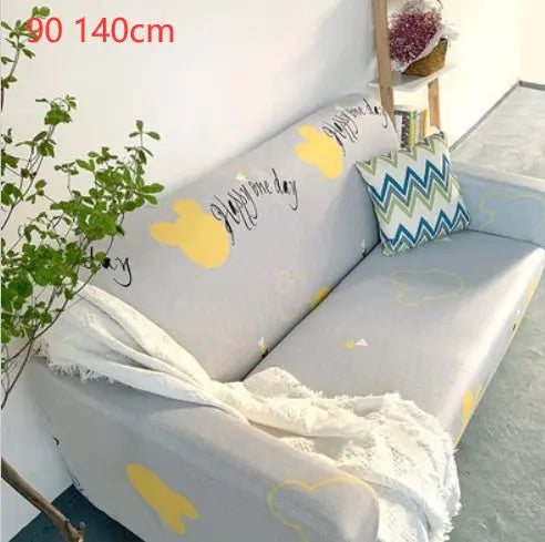 Loveseat Covers Cartoon Cloth LUMERE Gray-90 140cm