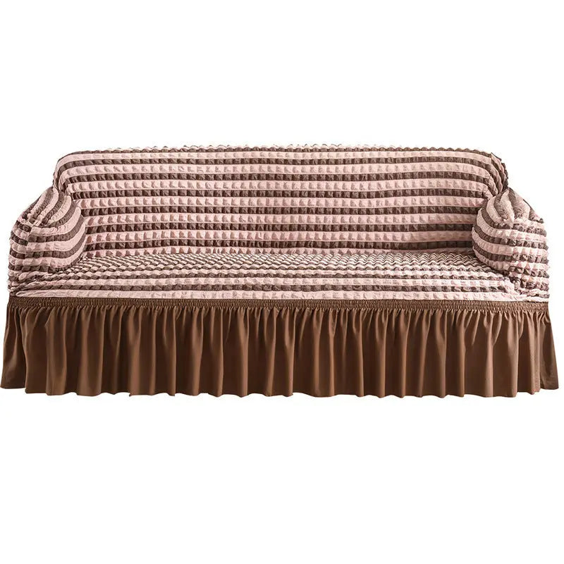 Loveseat Covers Lace Pet-Friendly ELIORA Two color coffee-pillowcase