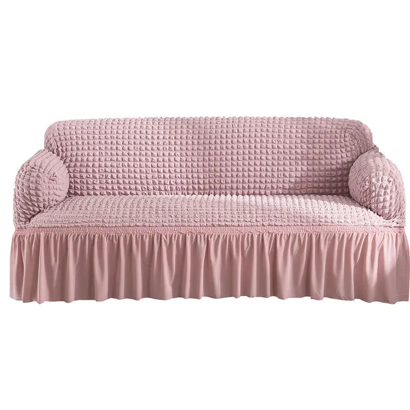 Loveseat Covers Lace Pet-Friendly ELIORA Pink-M