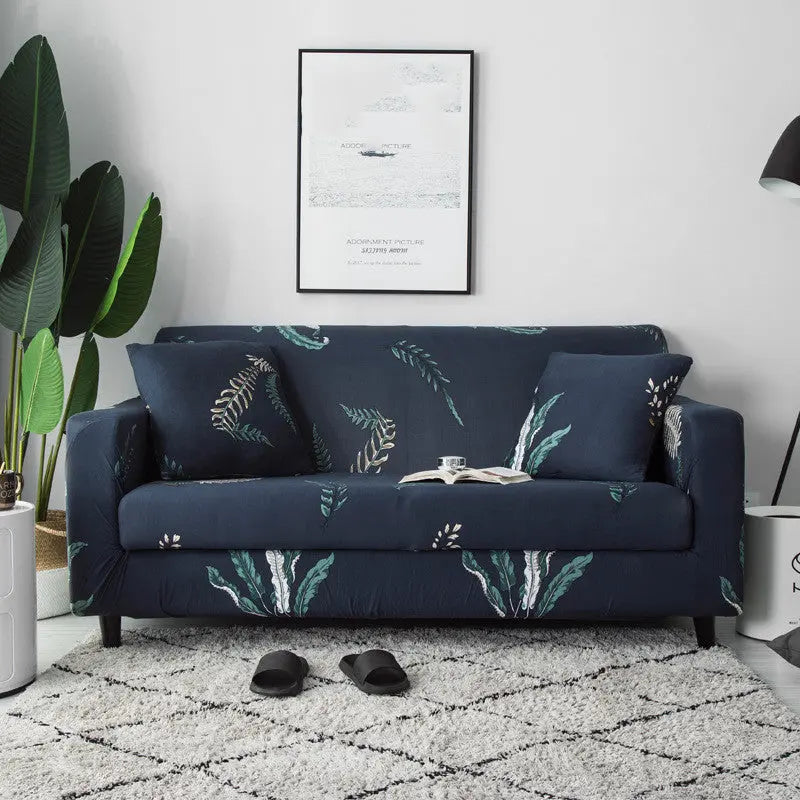 Loveseat Covers Non-Slip Stretch Elanique Seaweed-190 230cm