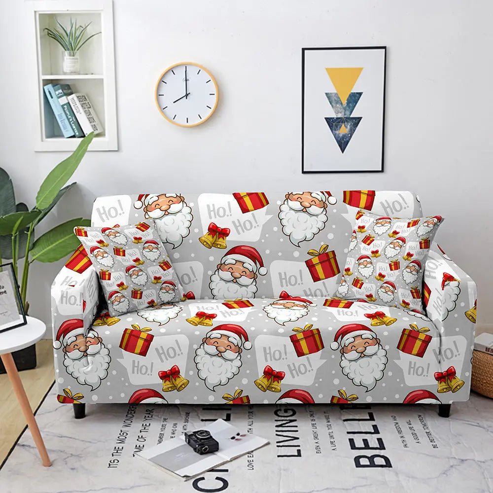 Loveseat Covers Polyester Festive Luminel Christmas1-190to230cm