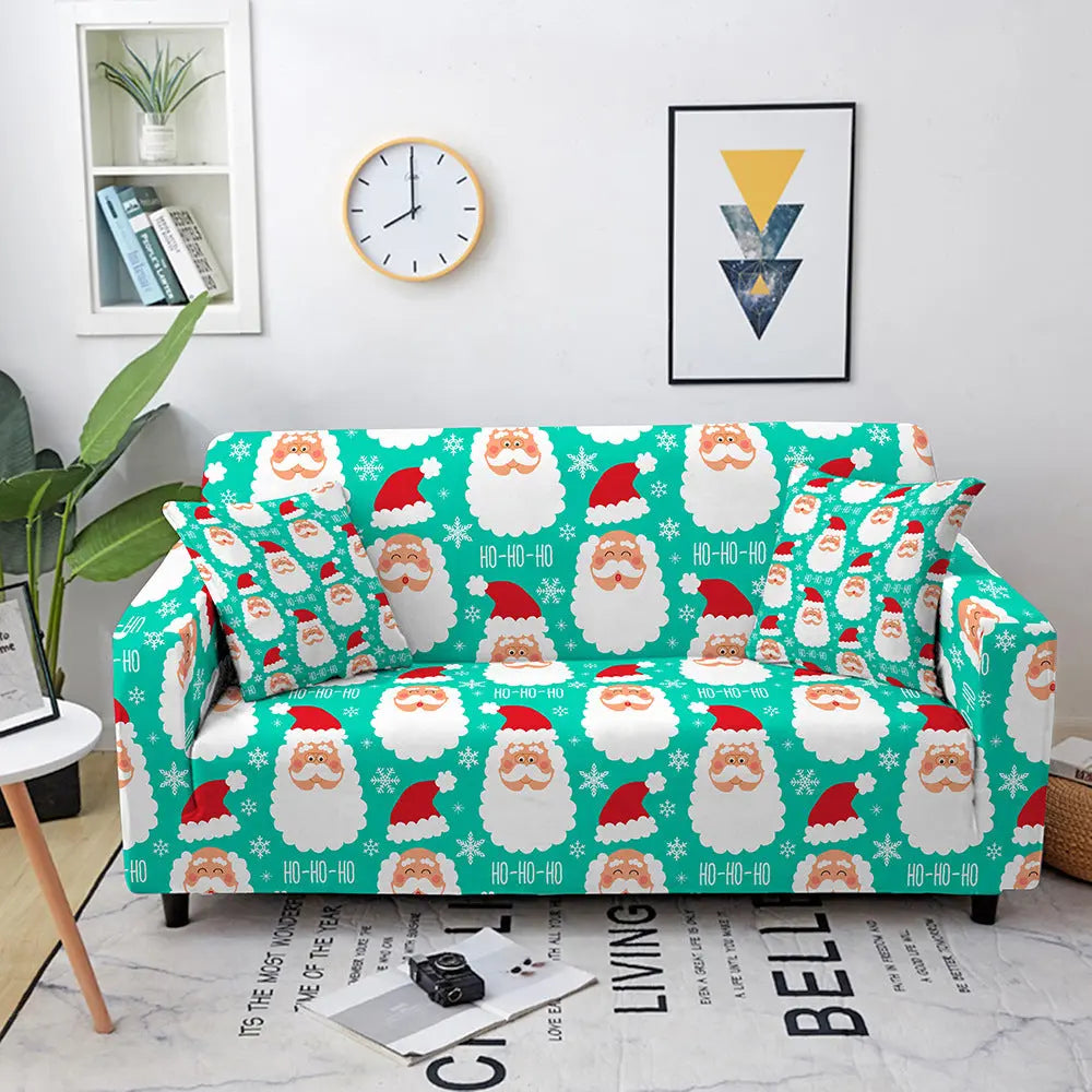 Loveseat Covers Polyester Festive Luminel Christmas3-190to230cm