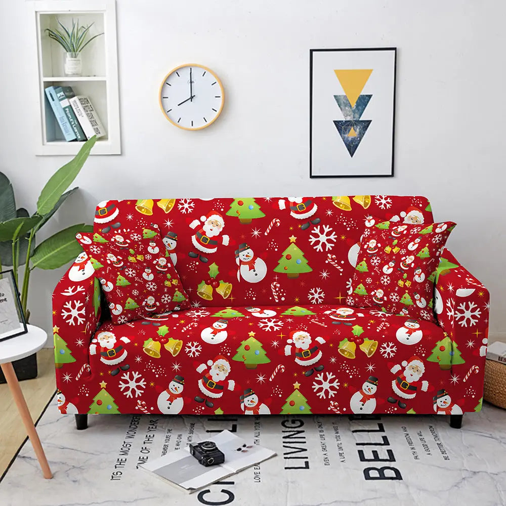 Loveseat Covers Polyester Festive Luminel Christmas5-235to300cm