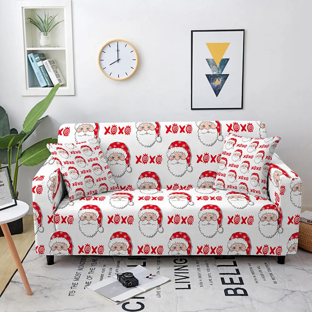 Loveseat Covers Polyester Festive Luminel Christmas8-235to300cm