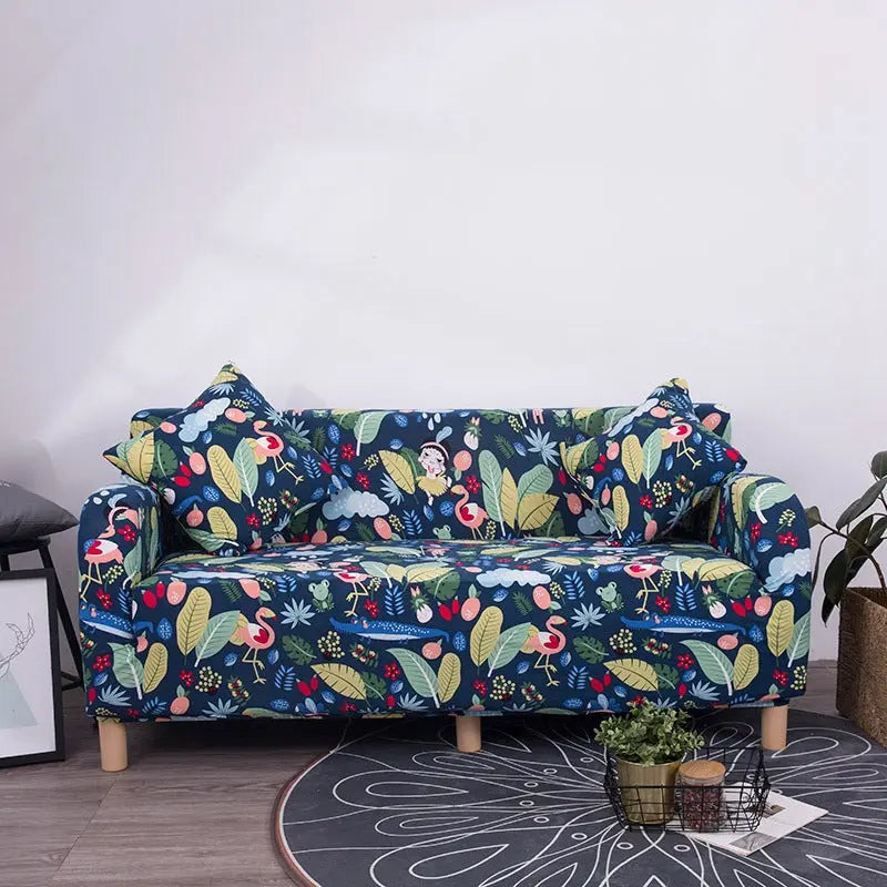 Loveseat Covers Stretch Fit LUMINEA Green-145 to 180