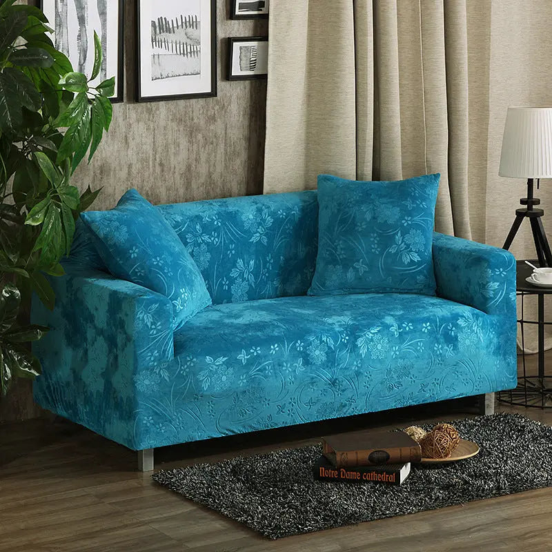 Loveseat Covers Stretch Fit Soline Lake Blue-Individual