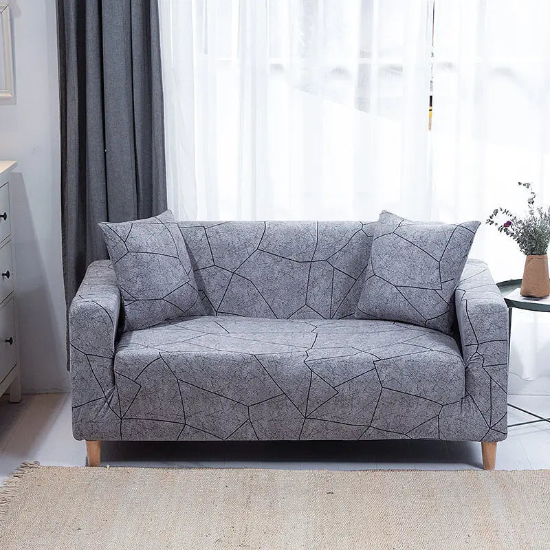 Loveseat Covers Stretch Floral ELISIA A Piece Of Prosperity-Four People