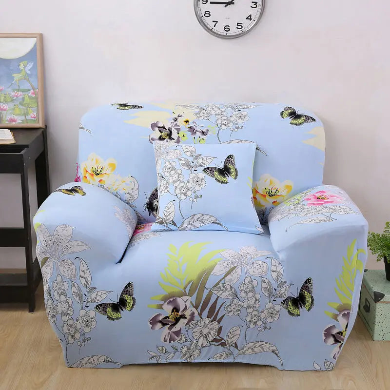 Loveseat Covers Stretch Floral ELISIA Huadu Liying-Single